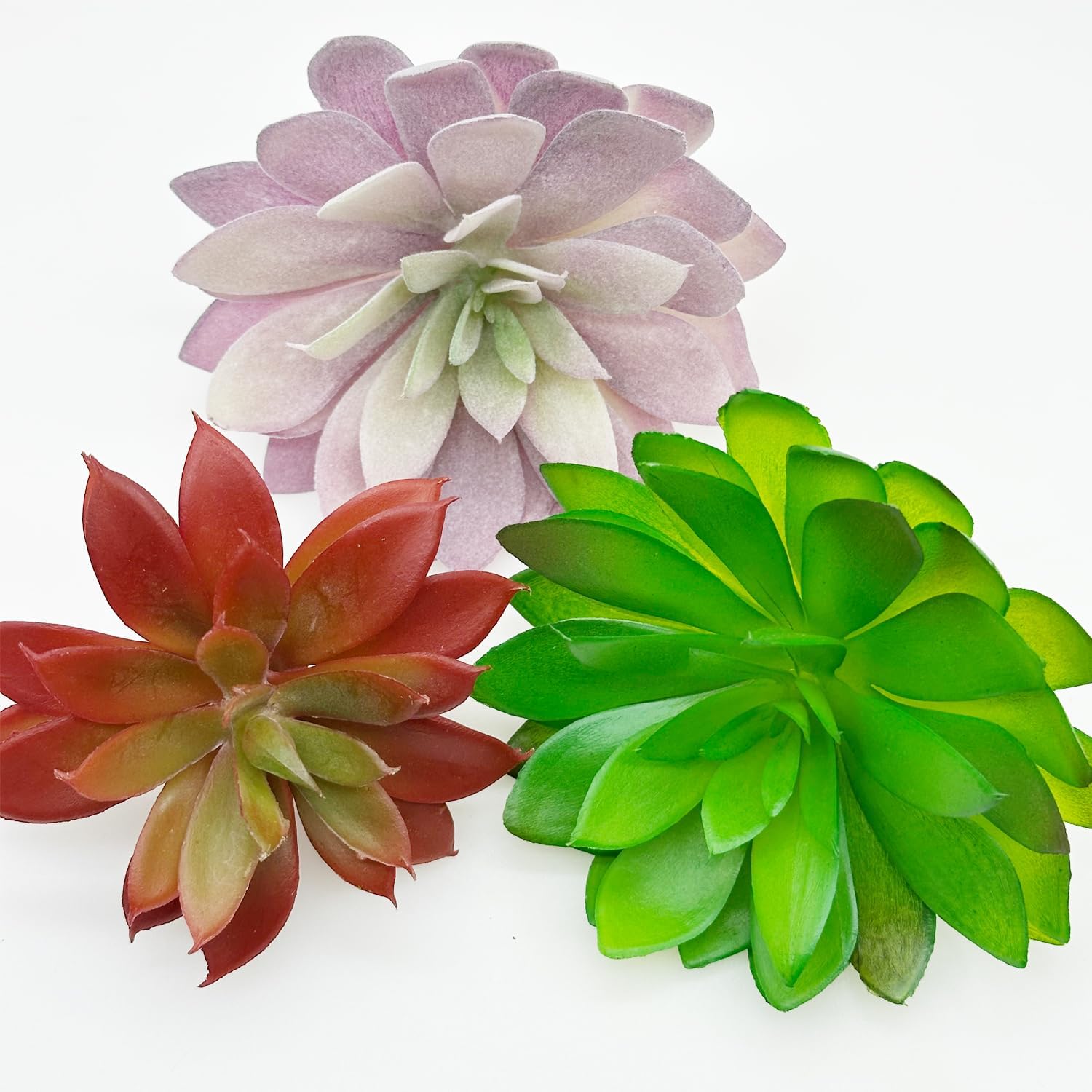 Woohome 8 PCS Fake Succulent, Artificial Succulents Assorted Faux Succulents Fake Succulents Picks for Decorative Garden Arrangement Decor - Image 4