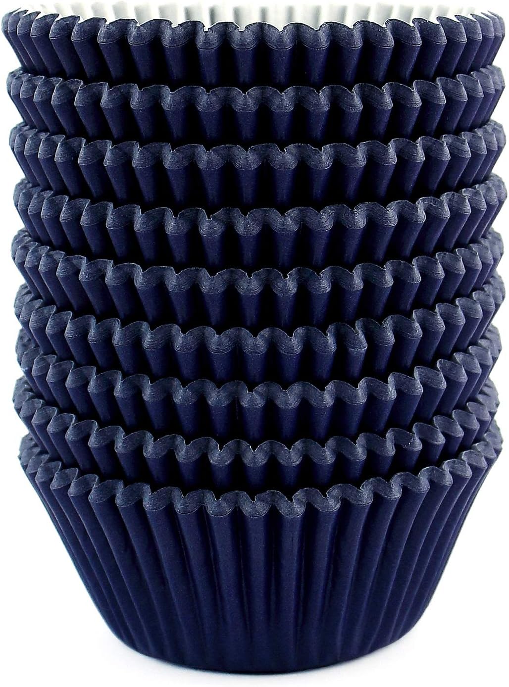 Eoonfirst Standard Size Baking Cups Christmas Party Cupcake Liners 200 Pcs (Navy Blue)
