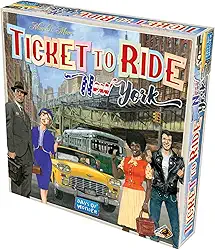 Galápagos, Ticket to Ride: New York, Jogo de Tabuleiro para Família, 2 a 4 jogadores, 15-30 min