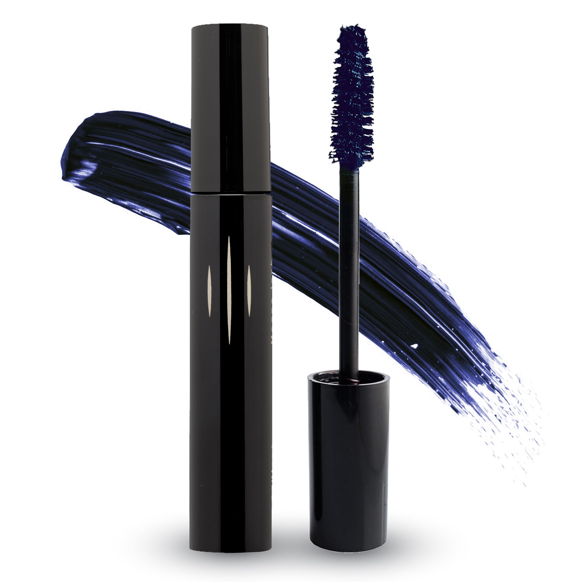Radiant Professional Magna Lash Mascara, Volume and Curl, Silicone Brush, Deep Color, Smudge Proof, Lengthening Lashes, Cruelty Free, Natural Wax For Healthy Eyelashes, 0.43 ounces, Midnight Blue