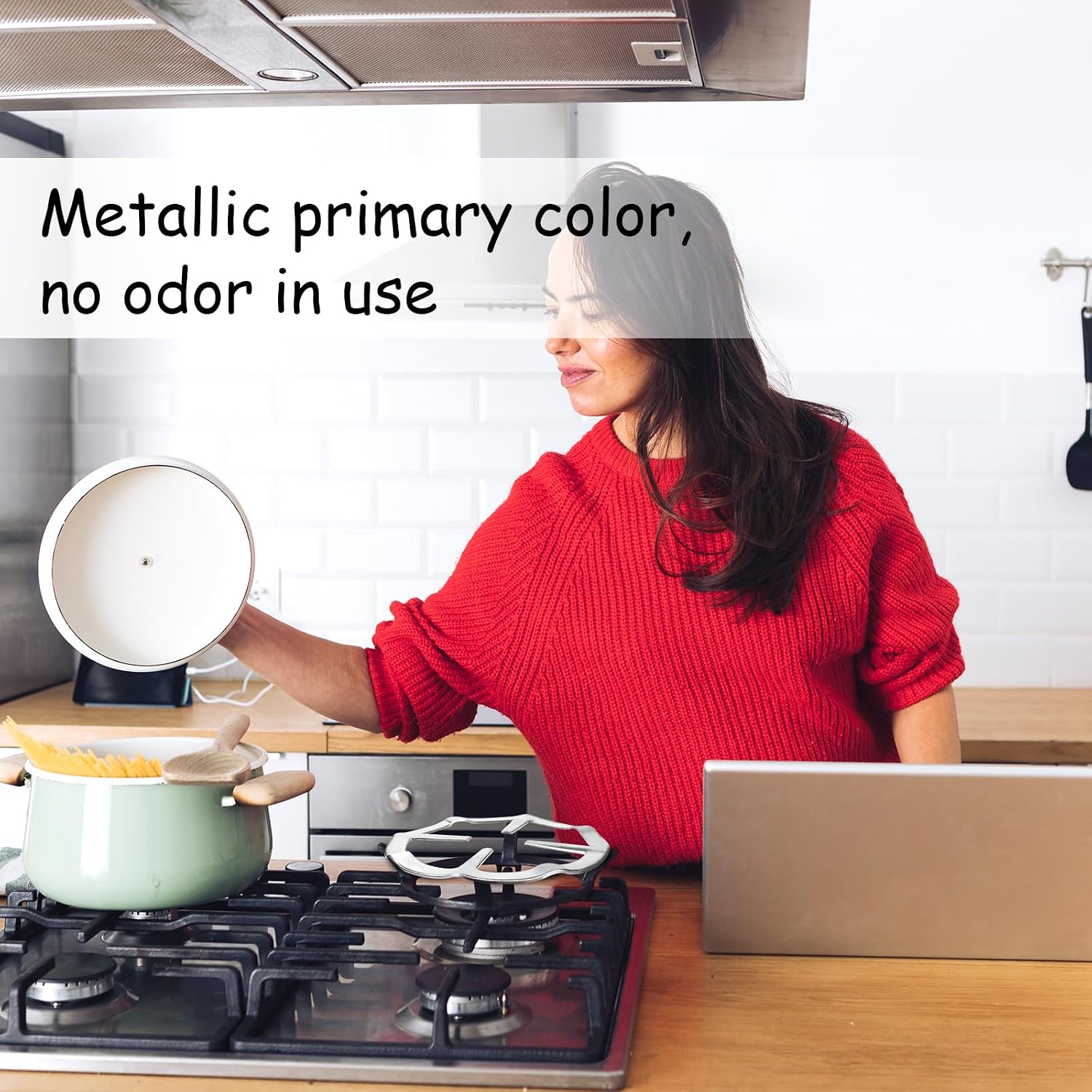 2 Pcs Gas Ring Reducer Wok Ring Universal Iron Ring Stainless Steel Gas Stove Cooker Plate Coffee Pot Support Stand Gas Stove Hob Pan Support Ring Reducer Ring Holder for Coffee Maker Pot Cooker Plate
