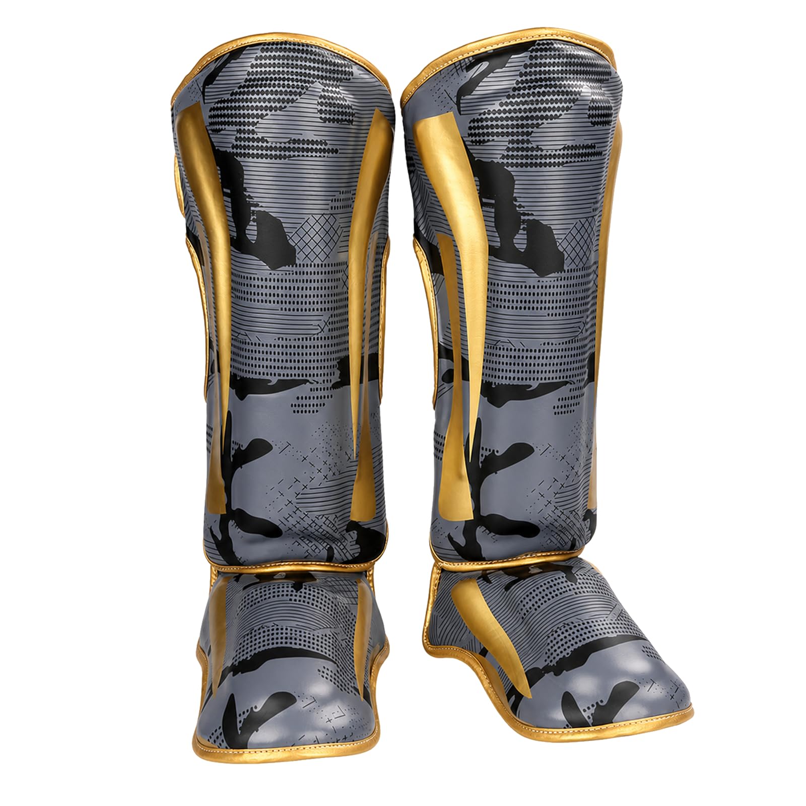 Piedi Protezione Shin Guard,Parastinchi Piedi Protezione Shin Guard,Parastinchi Karate,Regolabili,vestibilità Sicura,Comodo,per Boxe,Taekwondo,Muay Thai,Sport da Combattimento