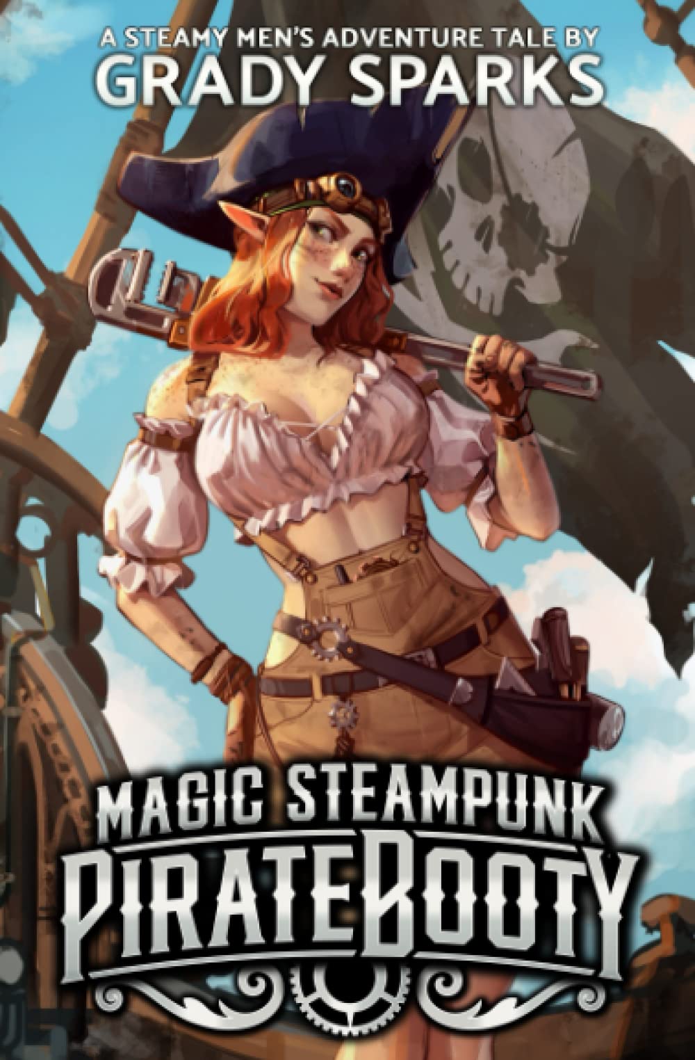 Book cover for Magic Steampunk Pirate Booty series