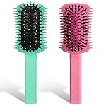 Curly Hair Brush 2 Pack, Volume Curl Defining Brush for Effortlessly Detangling Shaping and Styling Women\'s Curls, Reduce Pulling