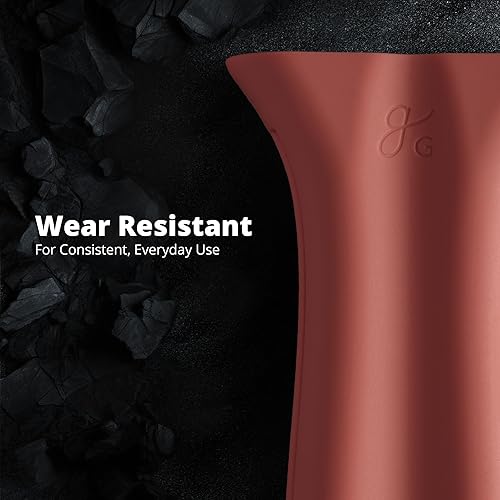 Miniatura 7 de Greater Goods Cubierta de mango de silicona diseñada para sartén y plancha de hierro fundido Greater Goods color rosa