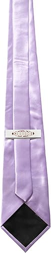 Vista 12 de Soophen corbata para hombre 3.75 pulgadas de color sólido 13.marrón