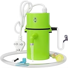 Instant Water Heater for Bathroom and Kitchen 15 Year Warranty Copper Coil Fast Heating Technology Durable ABS Outer Body Auto Shut Off Safety Feature Portable Green Electric Heater- Green