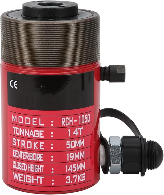 Odorkle 14T Hydraulic Ram Cylinder with Hollow Piston Design Industrial Products RCH1050