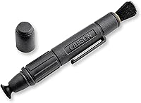 Vista 9 de Carson Limpiador de lentes compacto reutilizable serie C6 con fórmula de limpieza de nano partículas secas con punta redonda de 0.512 in y cepillo