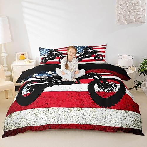 Miniatura 44 de Erosebridal Juego de cama de flores hippie, decoración de cumpleaños, funda de edredón, lindo juego de ropa de cama floral arcoíris para niñas y