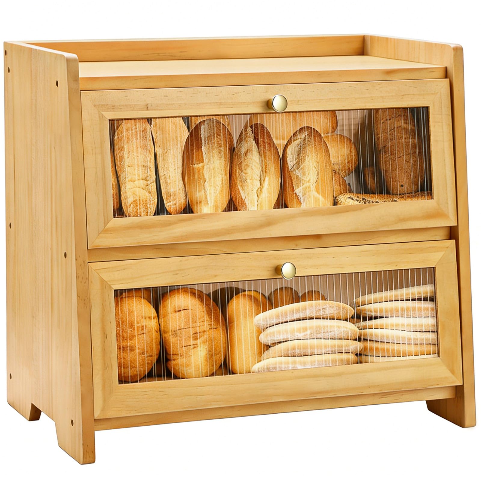 Photo 1 of VEDALIO Wooden Bread Box