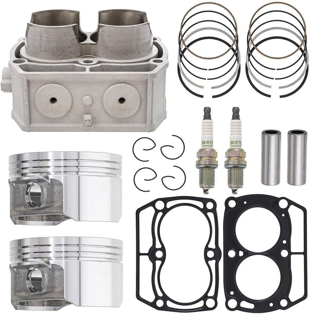 1set Motorcycle Cylinder Piston Gasket Kit Compatible with 2011-2014 PATV Sportsman 800 2202917 2202920 2204393 5247360 5254357 3021635
