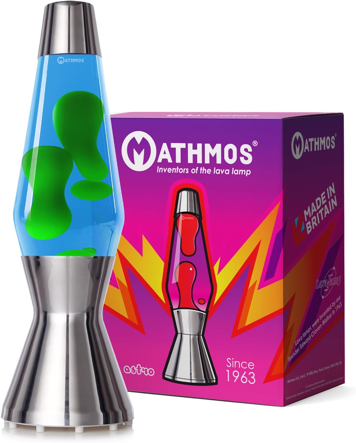 Astro Lava Lamp The Original - Blue/Green