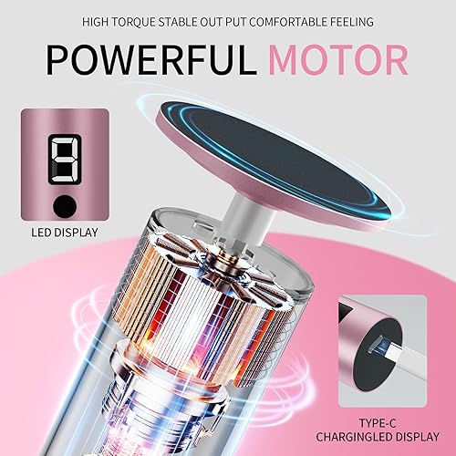 Miniatura 2 de Herramienta eléctrica profesional para lima de pies, trituradora giratoria para quitar callos, batería recargable de 1200 mAh, uso continuo de 1