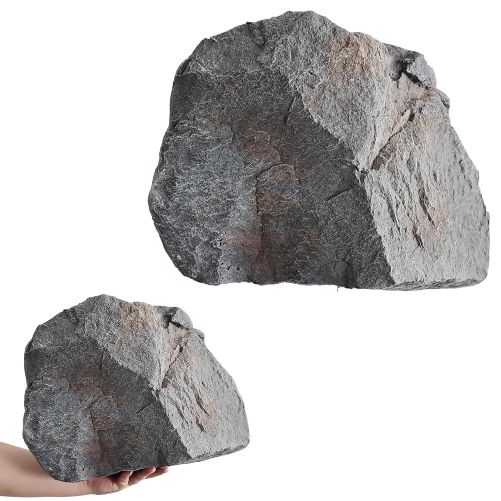 Fake Rock Regenwaldlandschaft, realistische PU -Schaumkünstlungsgesteine ​​mit natürlicher Textur, vielseitige Faux -Gesteinsabdeckungen für Landschaftsgestaltung und Brunnenpumpengehäuse, Stil 2