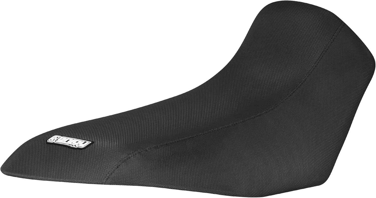 Enjoy Mfg Seat Cover - Compatible with Can Am 2007-2011 Renegade 500 Renegade 800 Gen 1 Logo - #260 (All Black Standard)