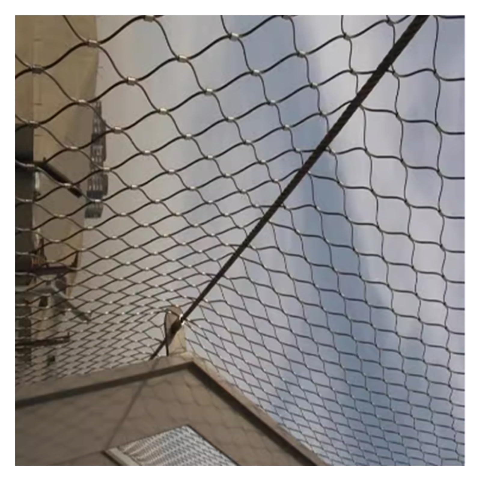 Corde en acier inoxydable pour garde-corps flexible et escalier de securite