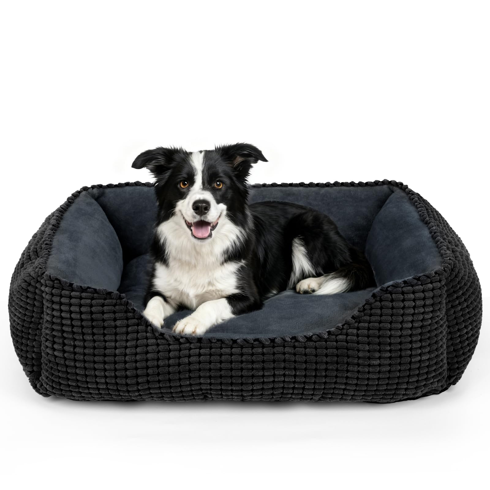 JOEJOY Hundebett, Hundekorb, Hundebett Mittelgroße Grosse Kleine Hunde, Hundebett Waschbar Flauschig Hundekorb, Hundebetten, Hundekörbchen
