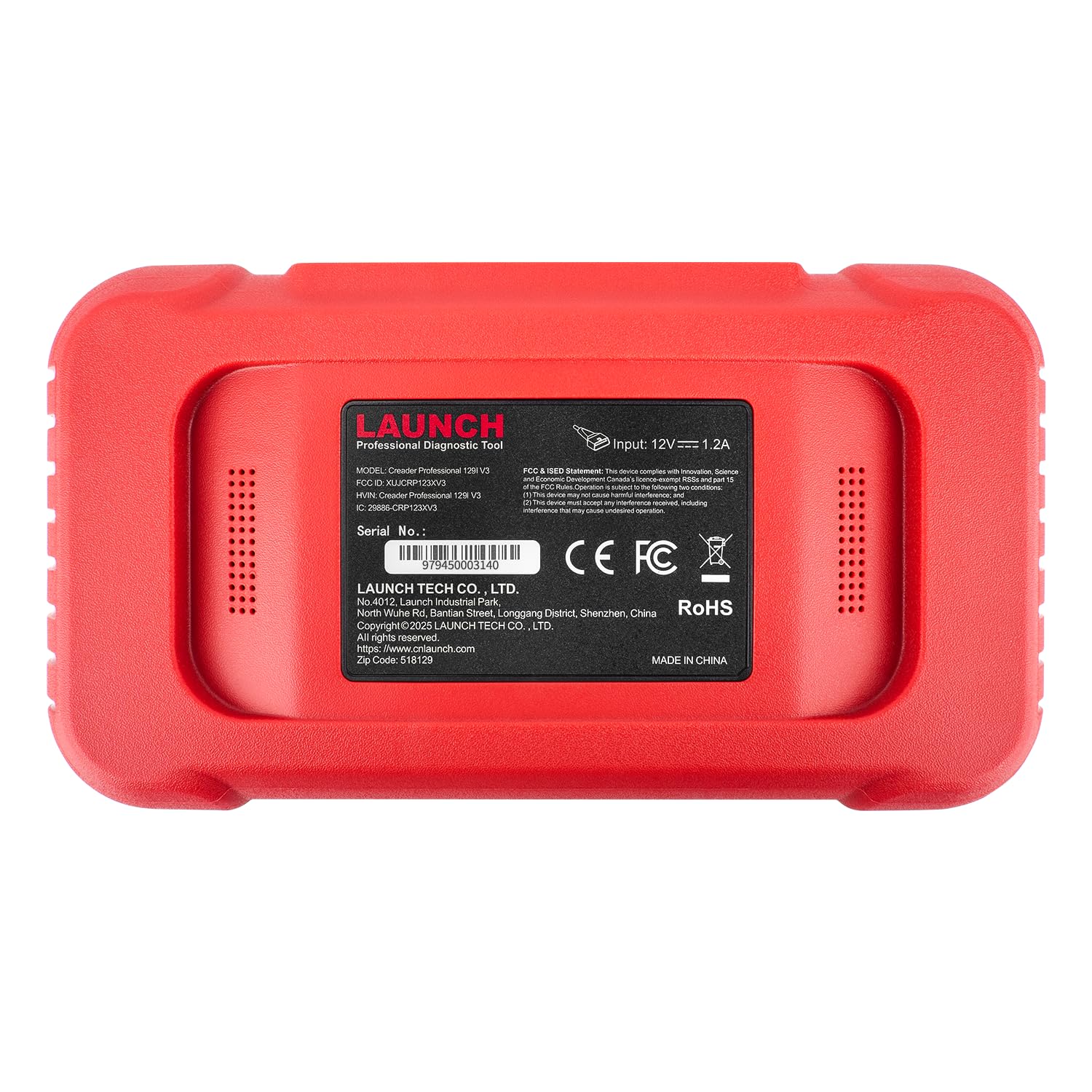 LAUNCH CRP123 Diagnosis OBD2 coche, con Cable eléctrico, Escáner de motor / transmisión / ABS / SRS,Flujo de datos en vivo, búsqueda de DTC