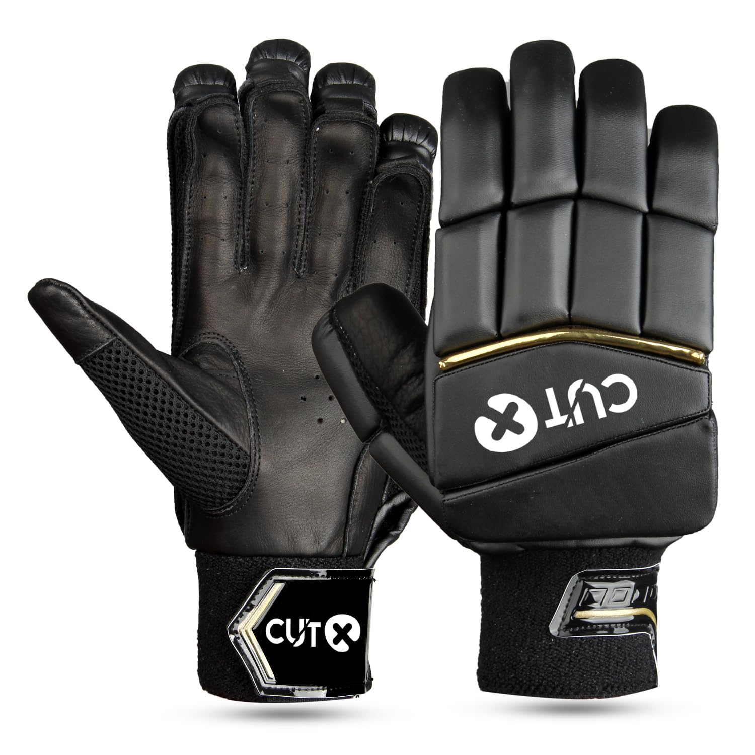 CUT X Cricket Batting Gloves Alpha Black Colour for Men-image-19