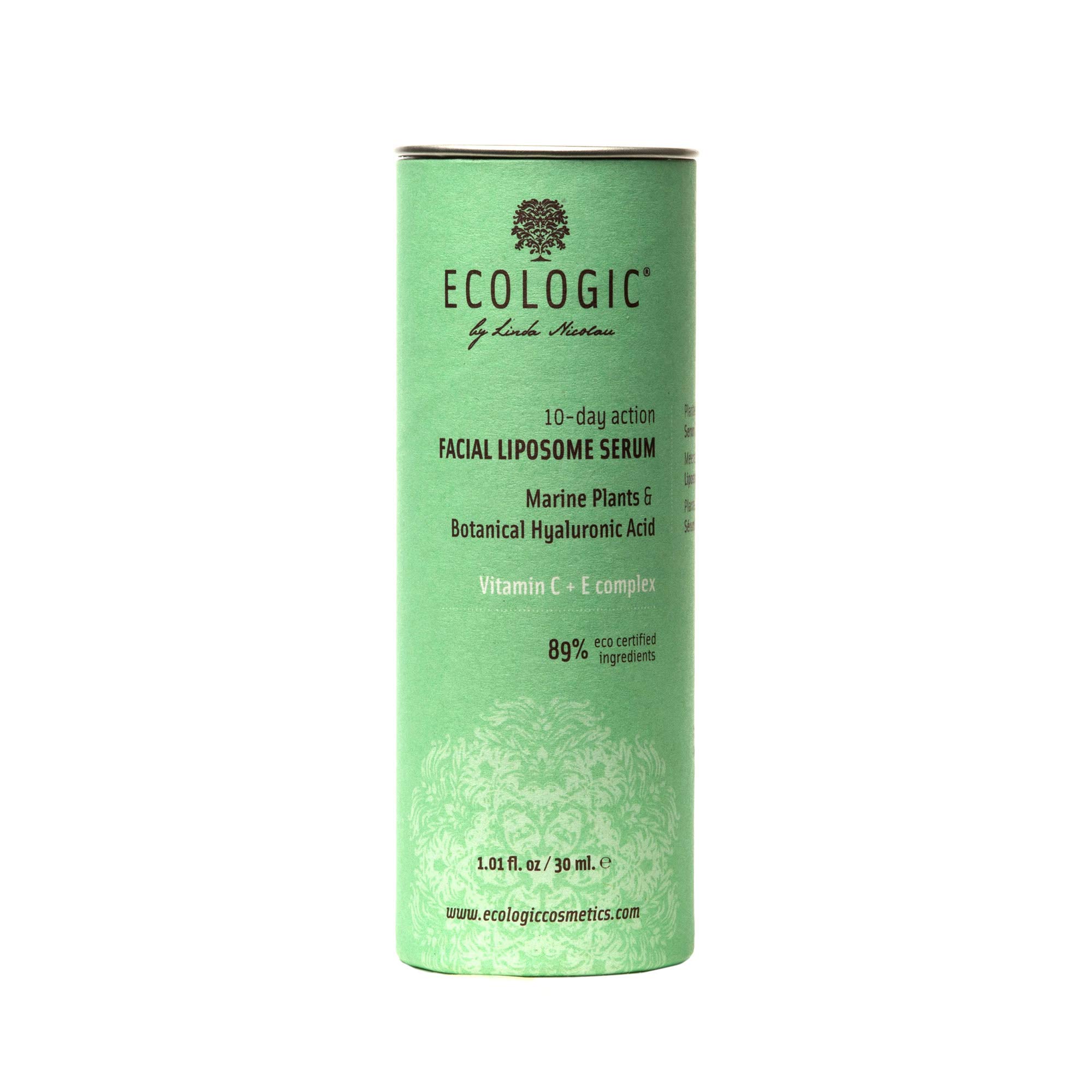 Serum Facial Active Liposomado - 10 dni (rośliny morskie i botaniczny kwas hialuronowy) - 30 ml Ekologiczny by Linda Nicolau. Ekologiczny biograficzny kosmetyk zrównoważony, wegański, organiczny, ekologiczny