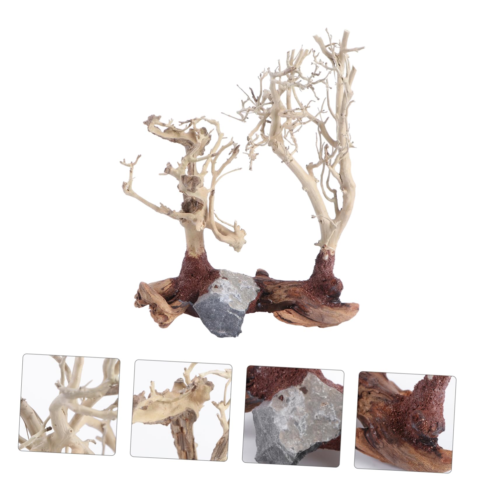Toddmomy 3piezas Adorno De Acuario Forma De Ramas Secas Decoración Natural para Peceras y Acuarios Acuático Único y Vitalidad
