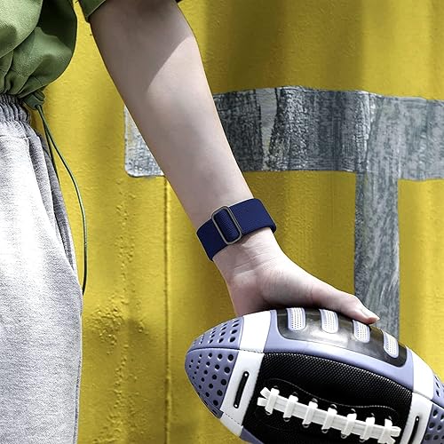 Miniatura 8 de GARTOO Garmin Instinct 2 Solar - Correa de reloj elástica de 0.866 pulgadas para Garmin Instinct TacticalTideEsportsSolar, negro, verde, gris y azul