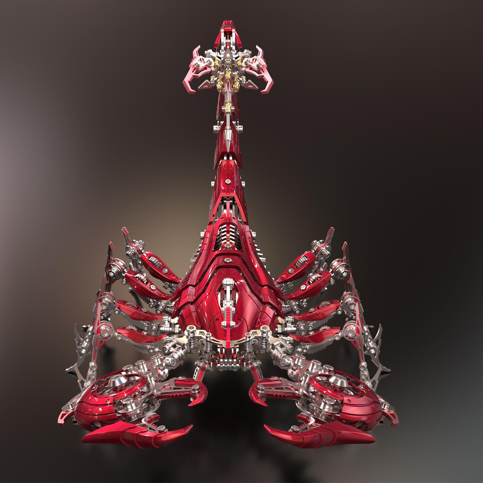 Puzzle in metallo 3D Scorpione modellino per adulti, kit di puzzle 3D in metallo fai da te con attrezzi, giocattolo da scrivania per adulti
