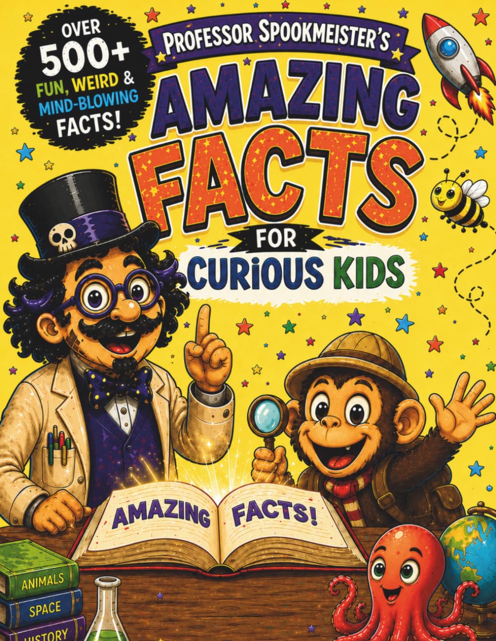 Amazing Facts for Curious Kids: 500+ Fun, Weird & Mind-Blowing Facts