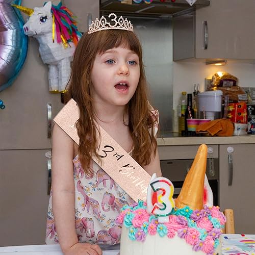 Miniatura 90 de CIEHER Juego de corona de cumpleaños 50 + banda de 50 y fabulosa banda + pin de perlas, tiara, regalos de 50, decoraciones para mujeres amigas