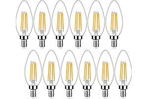 12-Pack E12 40-Watt Candelabra LED Bulbs