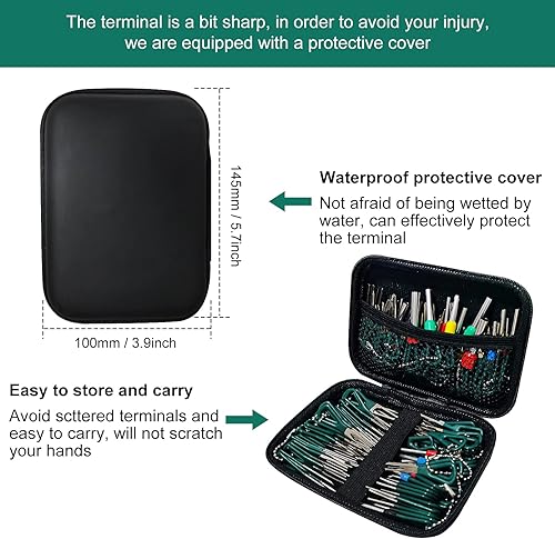 Miniatura 8 de MWBFPAFC Kit de herramientas de extracción de terminales kit de expulsión de terminales juego de herramientas de llave de depinning conector de