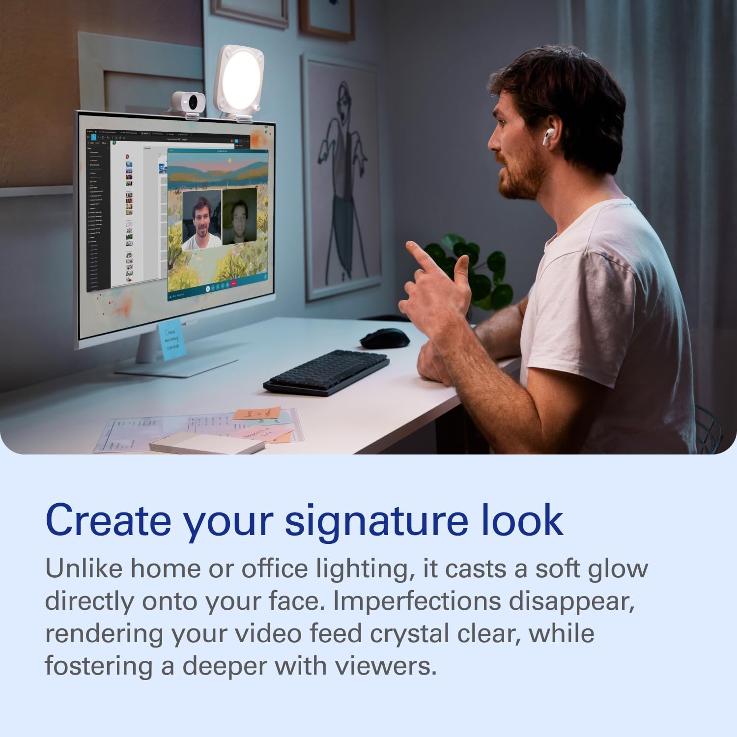 Elgato Neo Video-Lighting Bundle - Facecam Neo Full HD Webcam (Light Correction), Key Light Neo (Onboard Controls) - Video Calls, Recording - Zoom, Teams - Plug & Play on PC/Mac/Laptop/Ipad