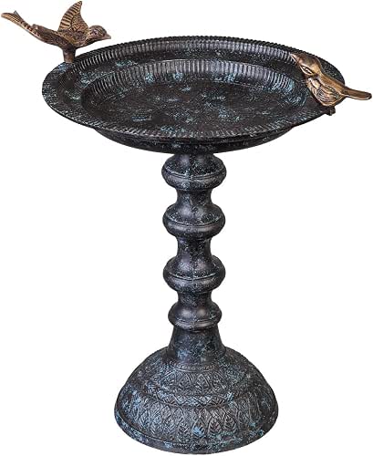 Evergreen Garden Hummingbird Bird Baths for Outdoors Heavy Duty |