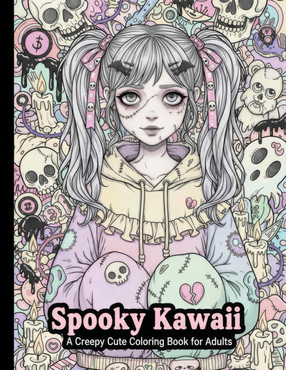 Spooky Kawaii: A Creepy Cute Coloring Book for Adults