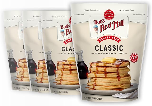 Bob's Red Mill Gluten Free Pancake & Waffle Mix (4 Pack)