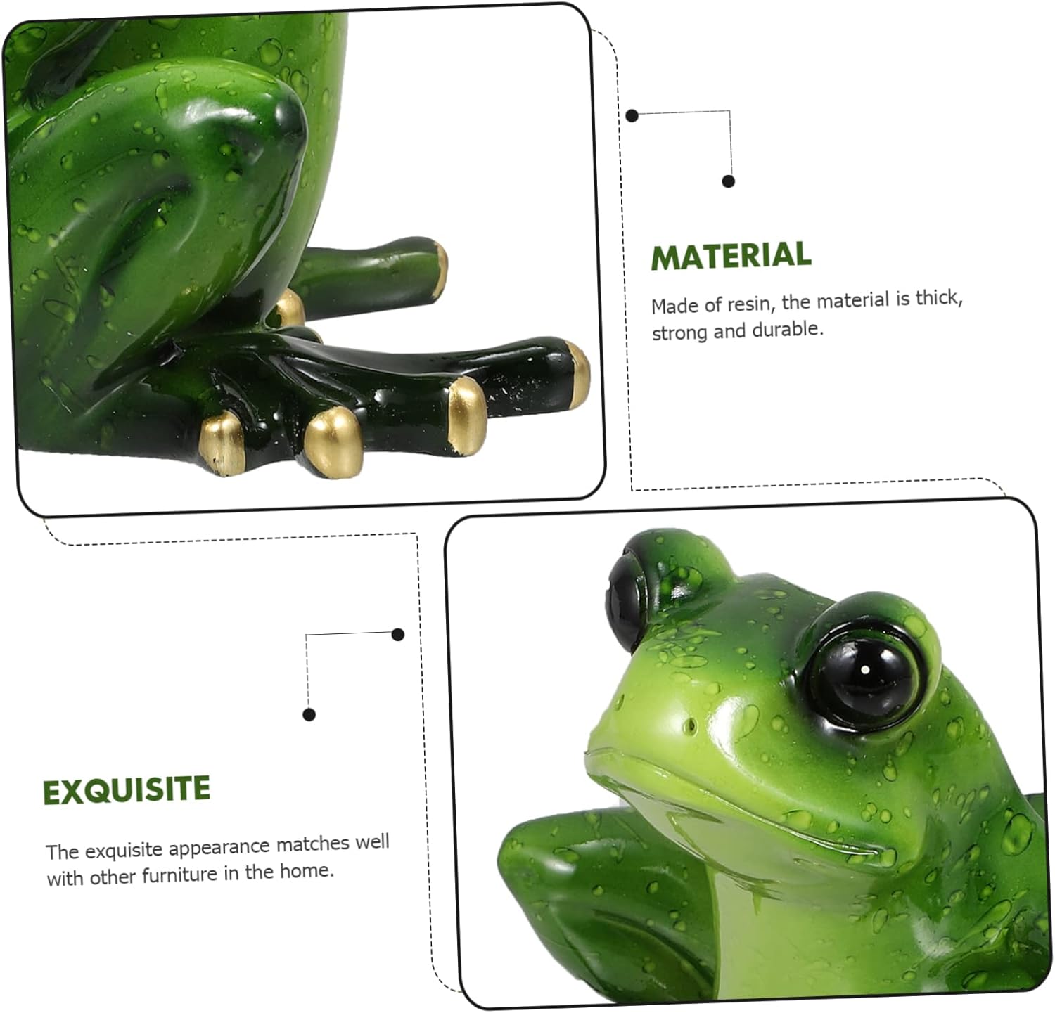 Ciieeo Resin Craft Frog Wine Rack Decorative Bottle Shelf Tabletop Single Space-Saving Wine Storage