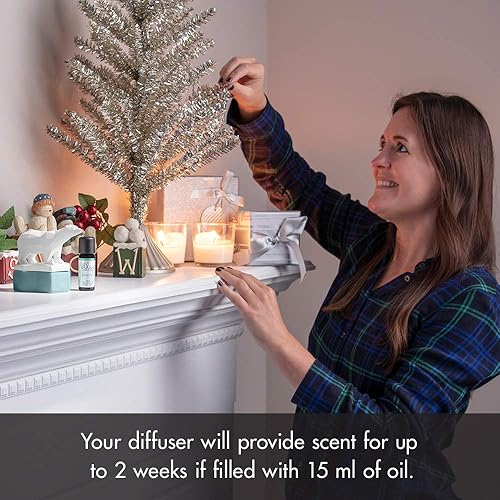 Miniatura 6 de Ellia, Difusor de aroma de porcelana de oso polar, decoración navideña para aceites esenciales