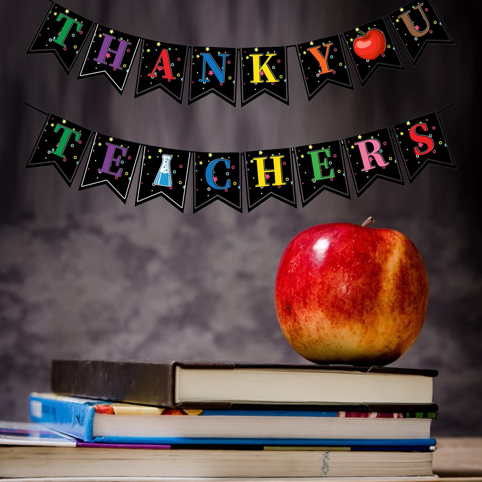 Fotohintergrund 'Thank You Teachers Week' – Vinyl-Banner 1,8x1,2 M Für Partys & Fotos