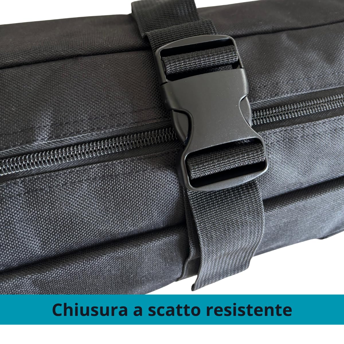 cavest Borsa da sci imbottita impermeabile, rinforzata da 1,70 e 1,90, custodia sci e bastoni.