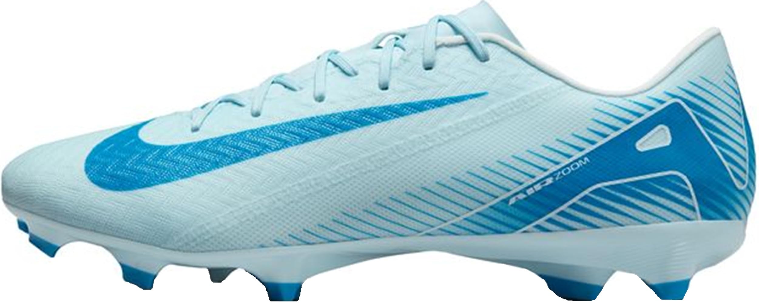 NIKE FQ8374-002 Zoom Vapor 16 ACADEMY FG/MG Men Glacier Blue/Blue Orbit UK 4.5