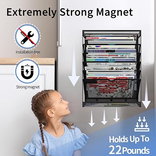 Miniatura 5 de Archivador magnético de 6+1 nivel para archivadores