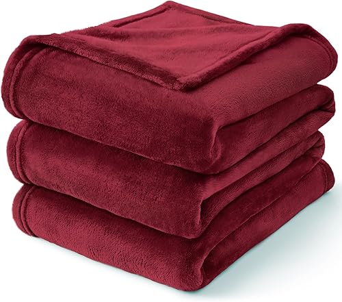 Miniatura 35 de BEDELITE Fleece Blanket White Throw Blanket for Couch & Bed, Luxury Plush Cozy Fuzzy Blanket 50" x 60", Super Soft Warm Lightweight Throw Blanket