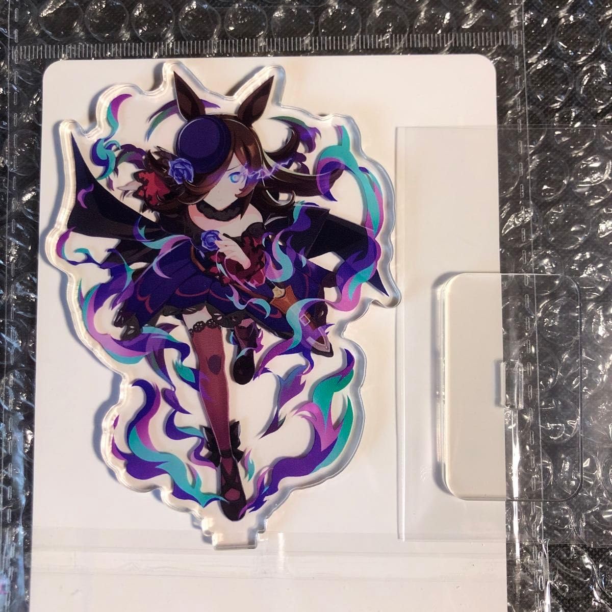 ホースレーシングDNAカード＆ZONeライスシャワーアクリルスタンド E賞 ライスシャワー (アクリルスタンド) 】 一番くじ ウマ娘