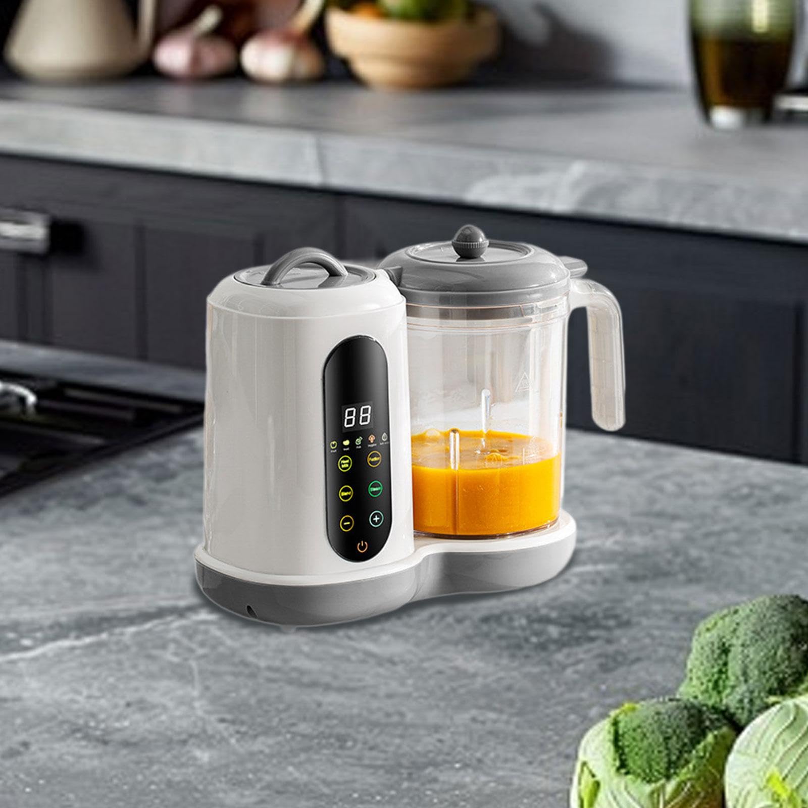 perfeclan Robot culinaire pour bébé, cuisson automatique, broyage, multifonctionnel, robuste, mixeur de purée, robot culinaire pour bébés, nourrissons,
