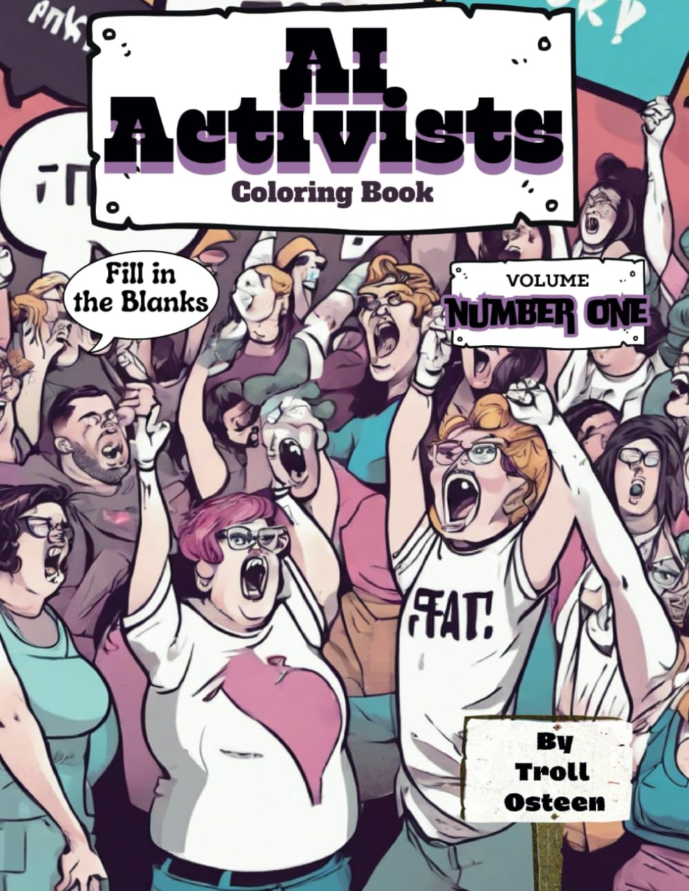 AI Activists Coloring Book