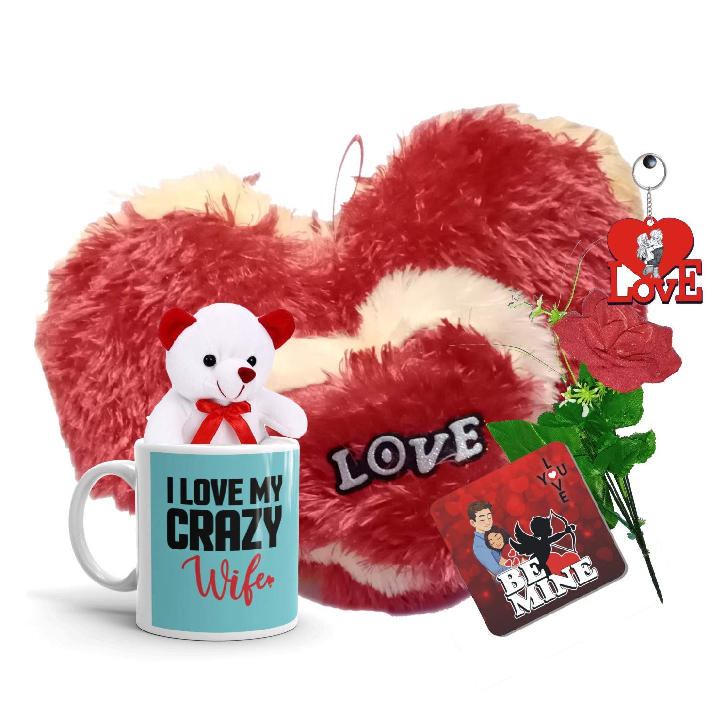 Buy Family Shoping Valentine Day Gifts for Husband I Love My Crazy Wife