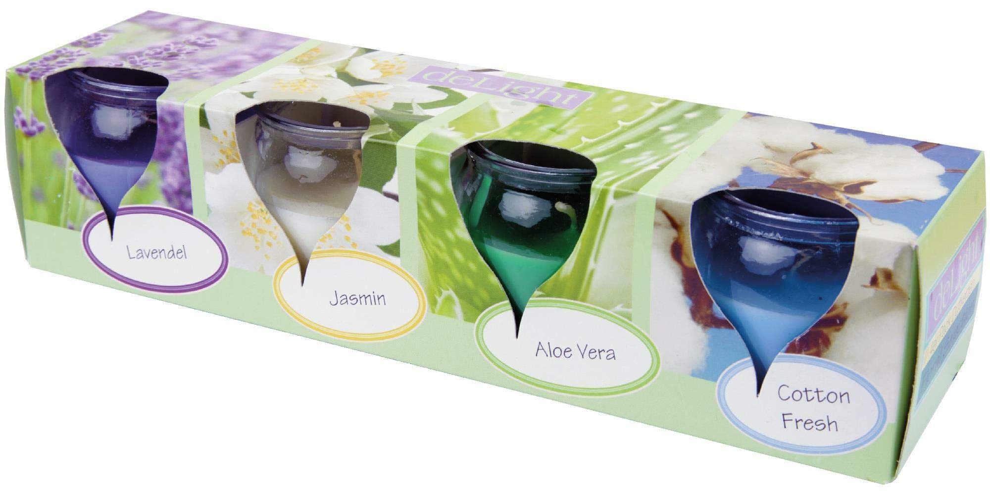 HS Candle Duftkerze Duftmix Floral Selection 4-tlg