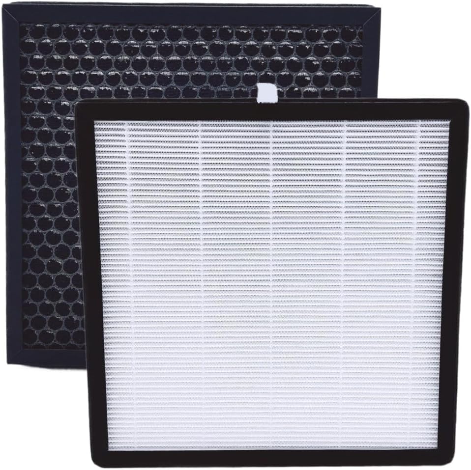 Replacement Filter Compatible with sferf-30 Air Purifier，Can also be used for VEWIOR A3 Air Purifier Filter，3-in-1 High-efficiency Replacement H13 True HEPA Filters， 2 pieces