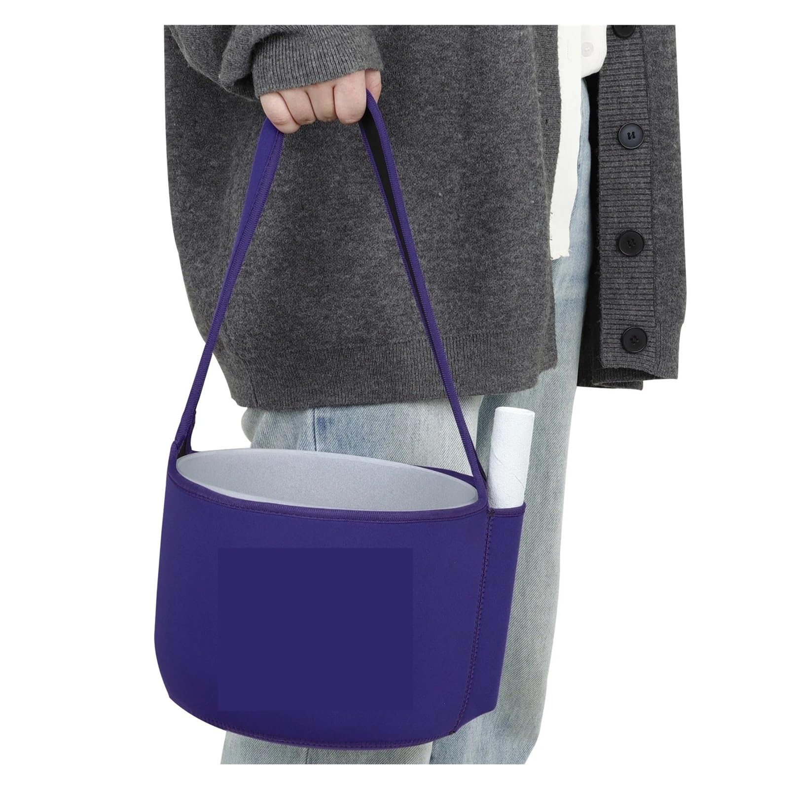 Bolsa para cuencos tibetanos Bolsa de cuenco cristal, bolso morado 6/8/10/11/12 pulgadas, bolsa almacenamiento, for cantar, accesorio profesional for instrumentos percusión(10 Inch)